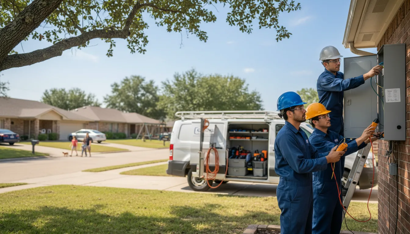 Certified electrician providing emergency electrical services in Euclid, MN